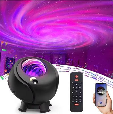 Upgraded Color Changing Nebula Star Projector Lamp with Bluetooth Music Player, Aurora Galaxy Night Light for Bedroom Decor Gift