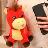 PP Cotton Plush Horse Stuffed Animal Toy Soft Chinese Horse Plush Doll  Chinese New Year Gift