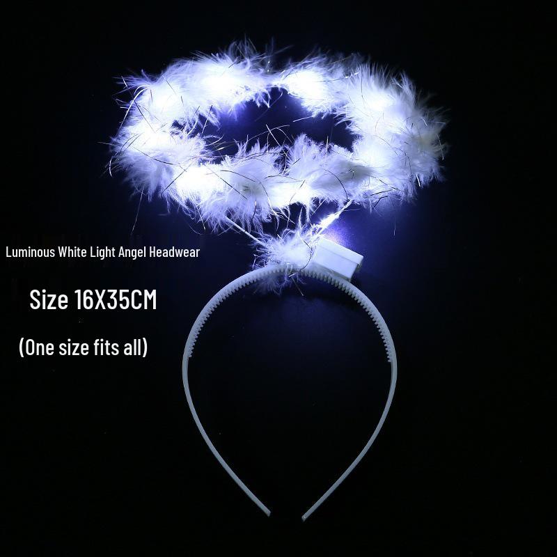 Children's Glowing Angel Feather Wings Costume Prop for Girls & Adults - Fairy, Elf, Cosplay & Photoshoots