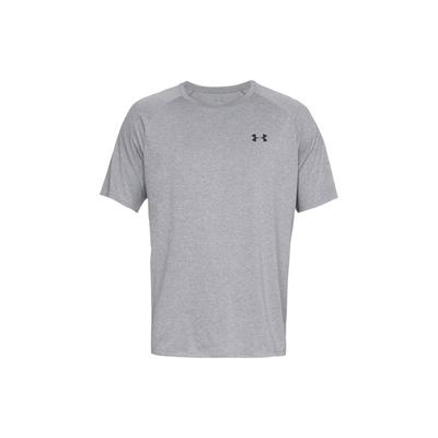 Tech 2.0 Solid Logo Training Short Sleeve Tee Men Tops Light-Grey 1326413-036