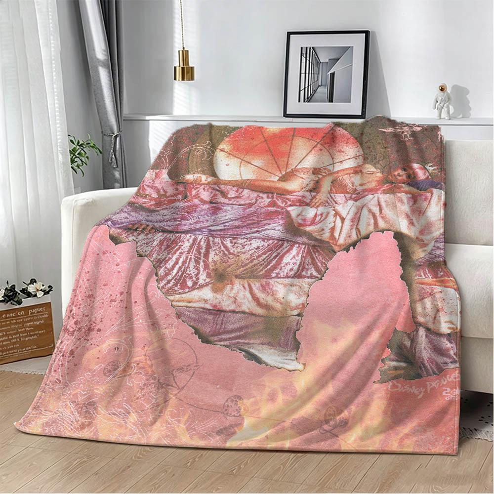 M-Melanie Martinez Hades Sänger 2026 3D Flanelldecke Weiche Überwurfdecke Kunst Für Heimdekoration Schlafzimmer Bett Sofa Picknick Fans Geschenke