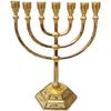 Church Taper Holder Golden Lampstand Je Temple Lamp Home Decoration Metal Judaism Candlestick Candle Holders Candle Holder