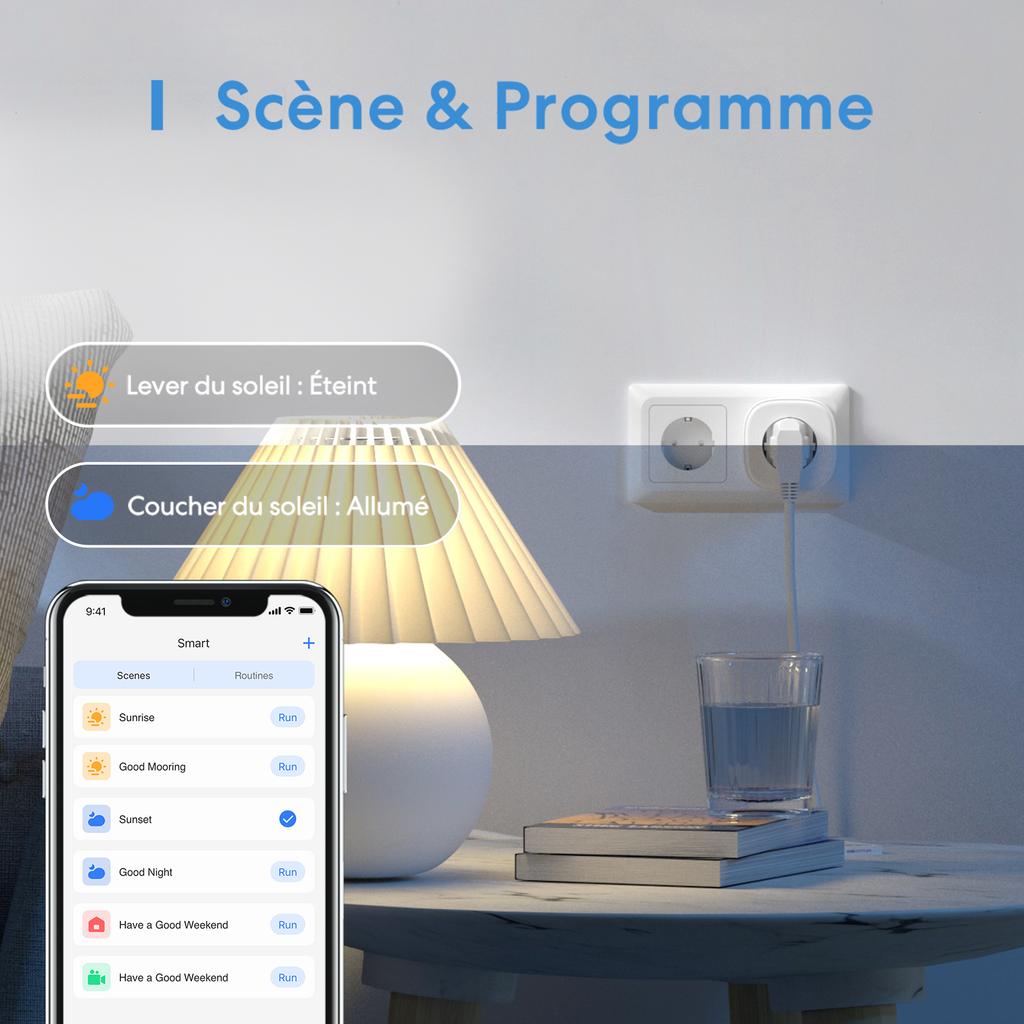 16a Fr Smart Plug Wifi Smart Steckdose (Typ E) Für Alexa Google Home Smartthings
