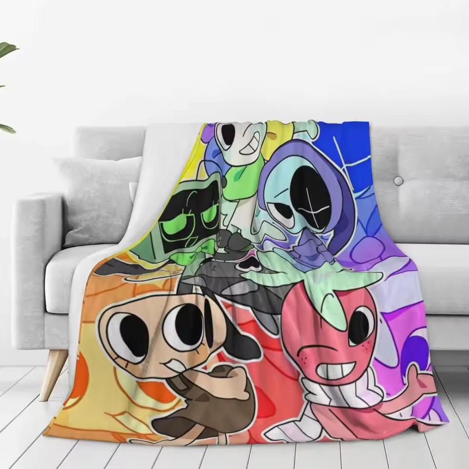 Dandy's World Blanket Flannel Funny Warm Throw Blankets for Boys Girls Birthday Gift Sofa Bed Home Summer