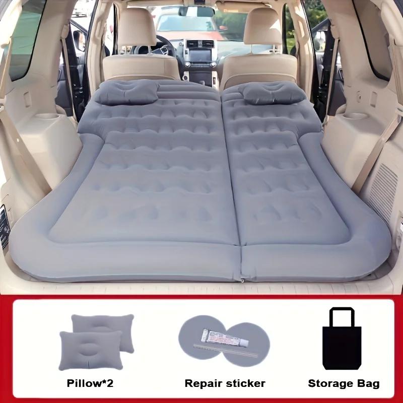 Inflatable Car Travel Bed Camping Mattress With Pillows Mattress SUV Sleeping Pad 175cm*130cm Honeycomb Style Comfort