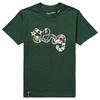 Lifted Research Group LRG Mens Tropic Roots Script Green Tee Shirt NWT Small
