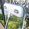Magic Window Cleaning Brush for Screen Windows/Glass, Pet Hair Remover - Reusable Household Tool with Extendable Double Rods (Adjustable Length)