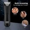 Man Body Hair Trimmer Epilator Groin Trimer For Man Beard Shaver Chest  Hair Epilator Armpit Hair Shaver Arms Legs Hair Razors