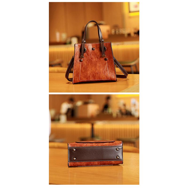 Women's Retro Simple Large-capacity Tote Bag Popular New Shoulder Bag Urban Ladies All-match Handbag