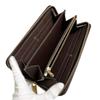 LOUIS VUITTON Zippy wallet Purse Brown Women used