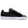 Puma Suede Shimmer Mesh Lightweight Low-Top Sneakers Women Sneakers Black Gray 369597-02
