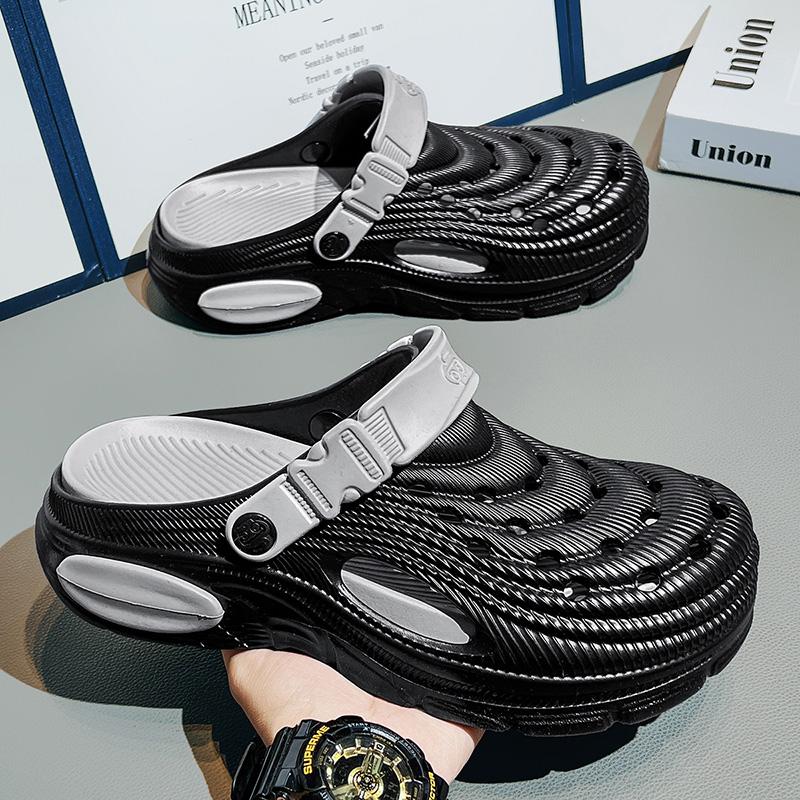 Stylish Mens Sandal Shoes Soft Soled Slide Shoes Mens Garden Platform Sandal Shoes Mens Summertime Sandal Shoes Mens Wading Beach Footwear 48