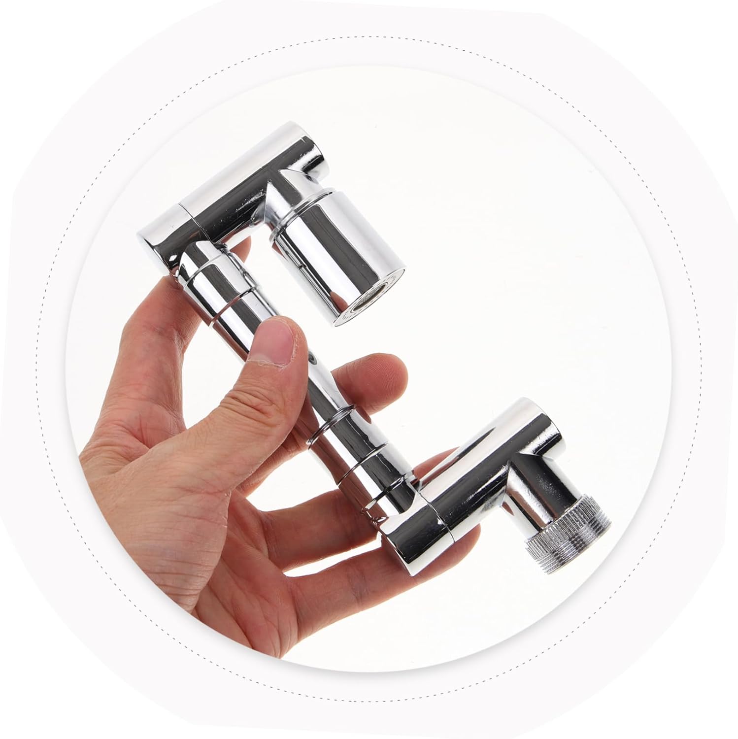 

1080° Swivel Faucet Extender Sink Water Faucet Aerator 2 Mode Splash Water Kitchen Bathroom 360°Rotatable Spray Attachment