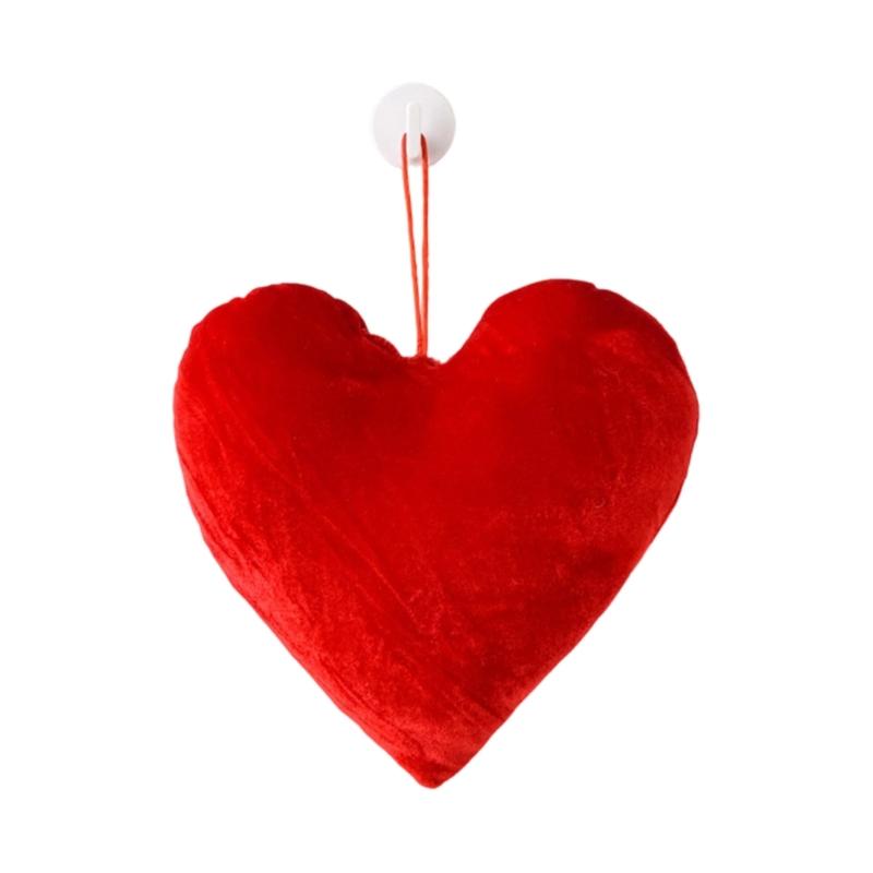 Valentine's Day Heart Decoration Soft Stuffed Heart Pendant For Wedding Proposals Engagement Anniversary Celebration