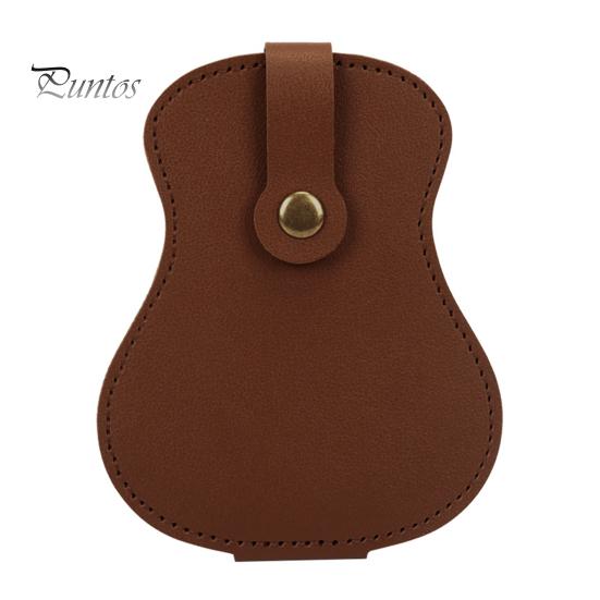 

Держатель для медиаторов из искусственной кожи на 18 слотов, сумка для хранения медиаторов для мужчин и женщин, чехол-органайзер для гитарных медиаторов для музыкантов, любителей, учителей коричневый