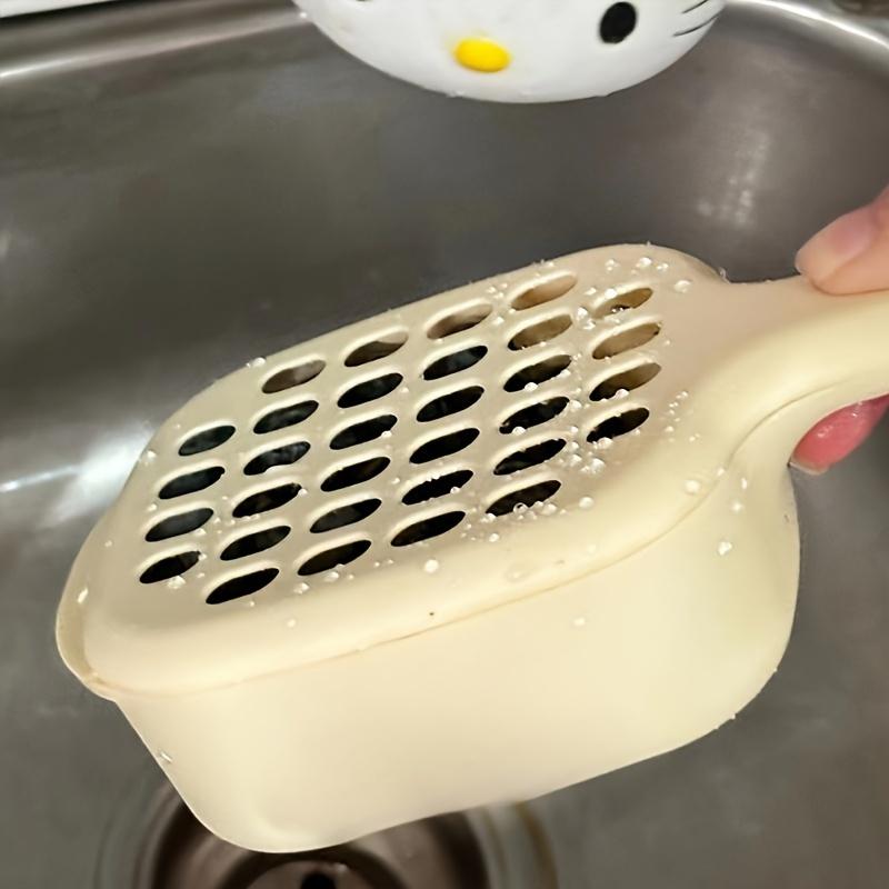 1PC Easy Clean Mini Fruit Drain Basket with Handle - Fits Cherries and Blueberries, Durable Plastic Kitchen Filter, Kitchen Fruit Rack