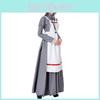 Medieval Nurse Costume M-xxl Stylish Polyester Outfit For Role Play And Halloween Fun