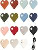 5 Pcs Colorful Heart-Shaped PU Leather Cable Organizers - Keep headphones and charging cables neatly managed with these vibrant
