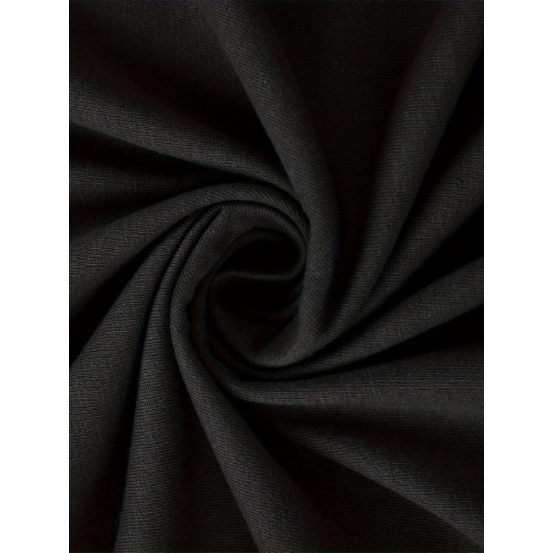 European sizes Outdoor Natural Vintage Forest Fashion Letter Print T-shirt, Short Sleeve Crew Neck Casual Top for Summer & Spring, Women's Clothing