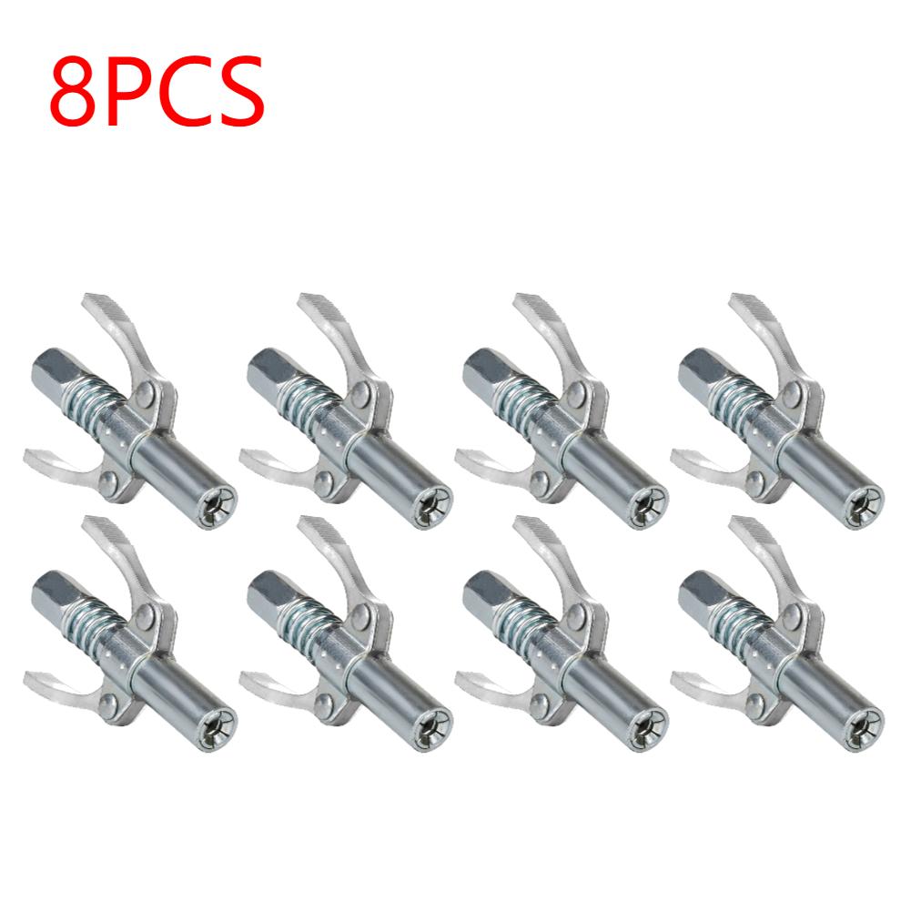 Grease Gun Coupler 10000PSI NPTI/8 Oil Pump Quick Release Grease Tip Tool Car Syringe Lubricant Tip Grease Nozzle Repair Tool