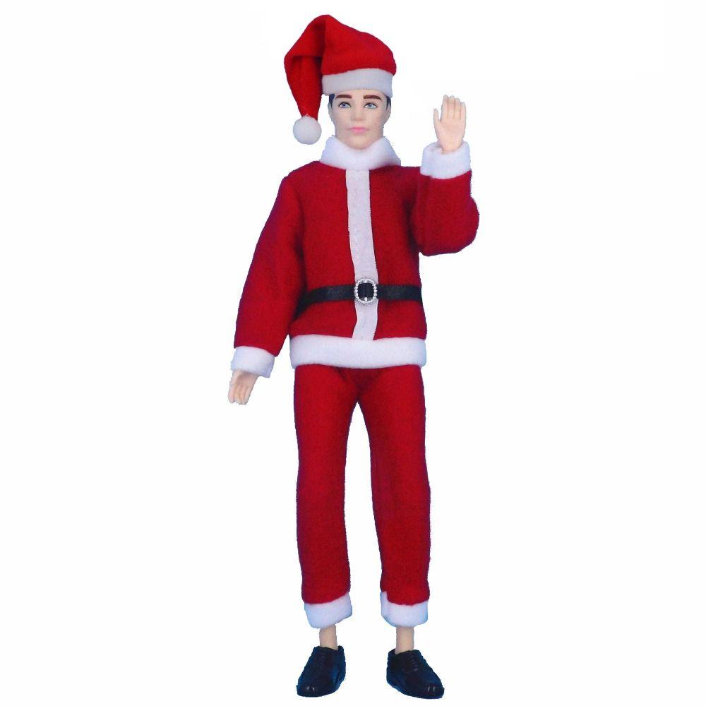 11.8inch Doll Christmas Dress Christmas Elfs Series Christmas Doll Clothes  Kids Toy Gift