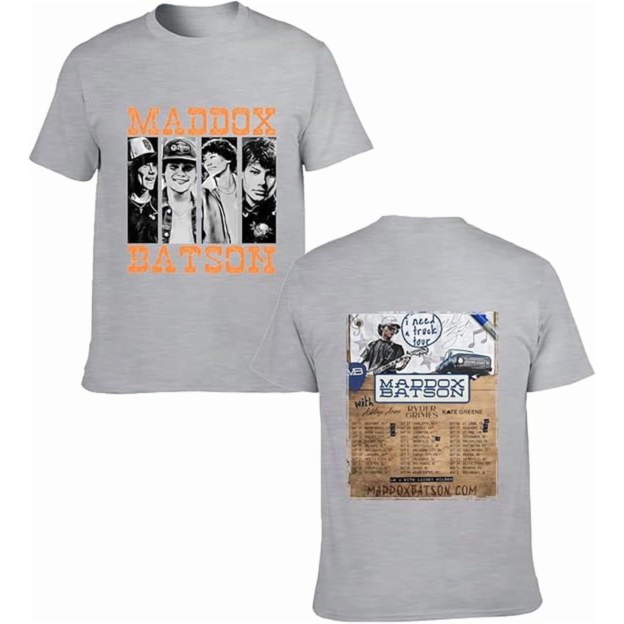 

Maddoxs Shirt Music Concert Batsons Merch Tshirt Fashion Tour 2025 Date City Tee For Women Unisex S