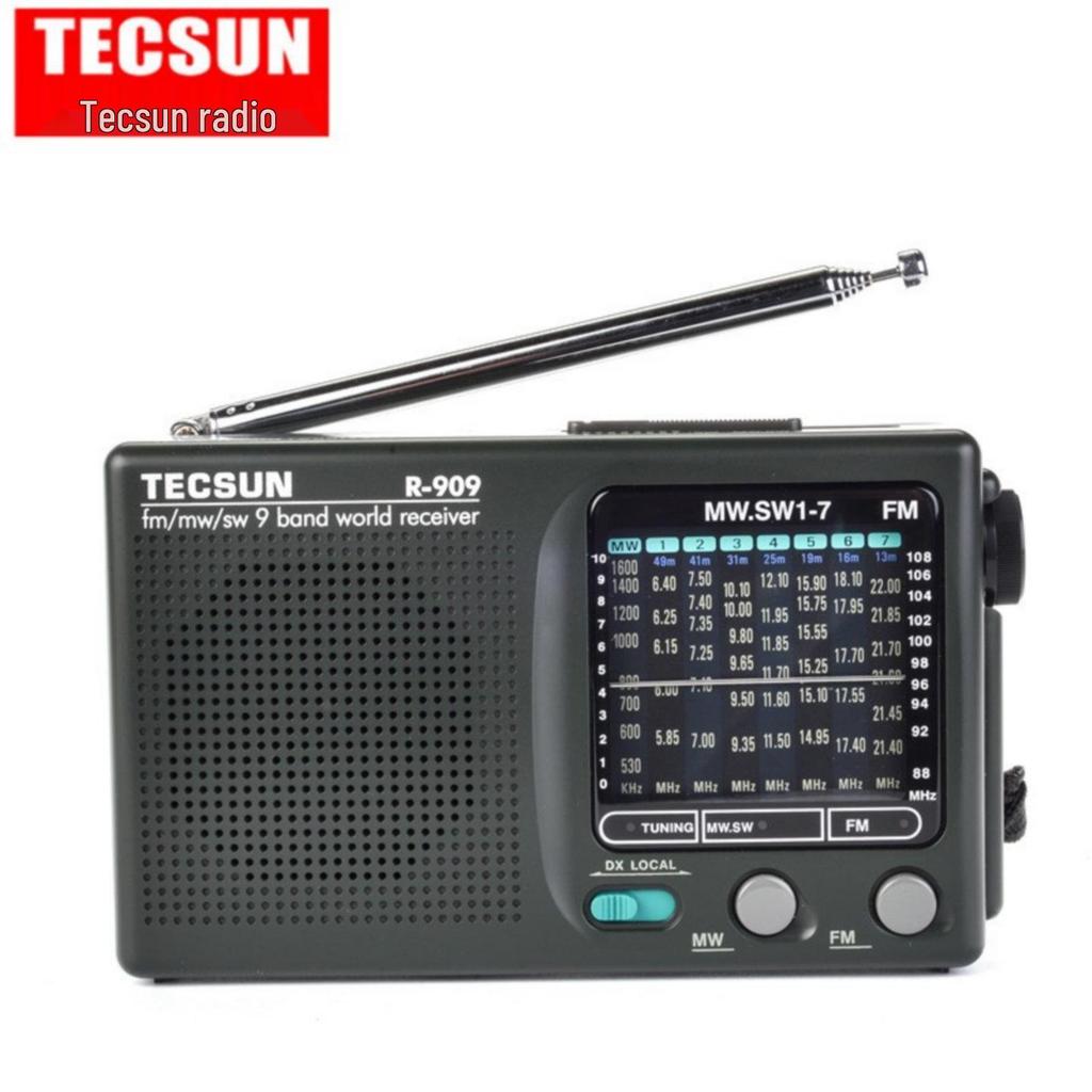Desheng R-909 Retro FM Broadcast Portable Radio for Seniors
