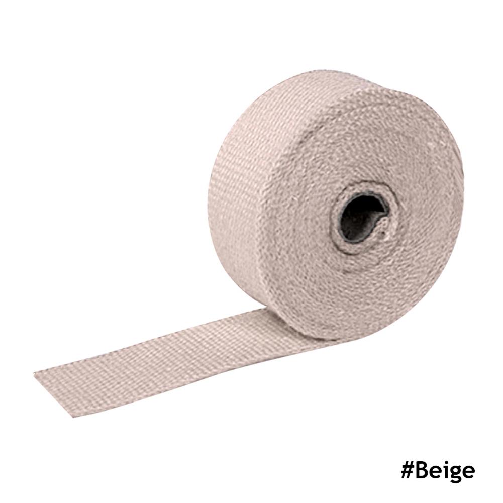 5M Roll Fiberglass Heat Shield Motorcycle Exhaust Header Pipe Heat Wrap Tape Thermal Protection Exhaust Pipe Insulate