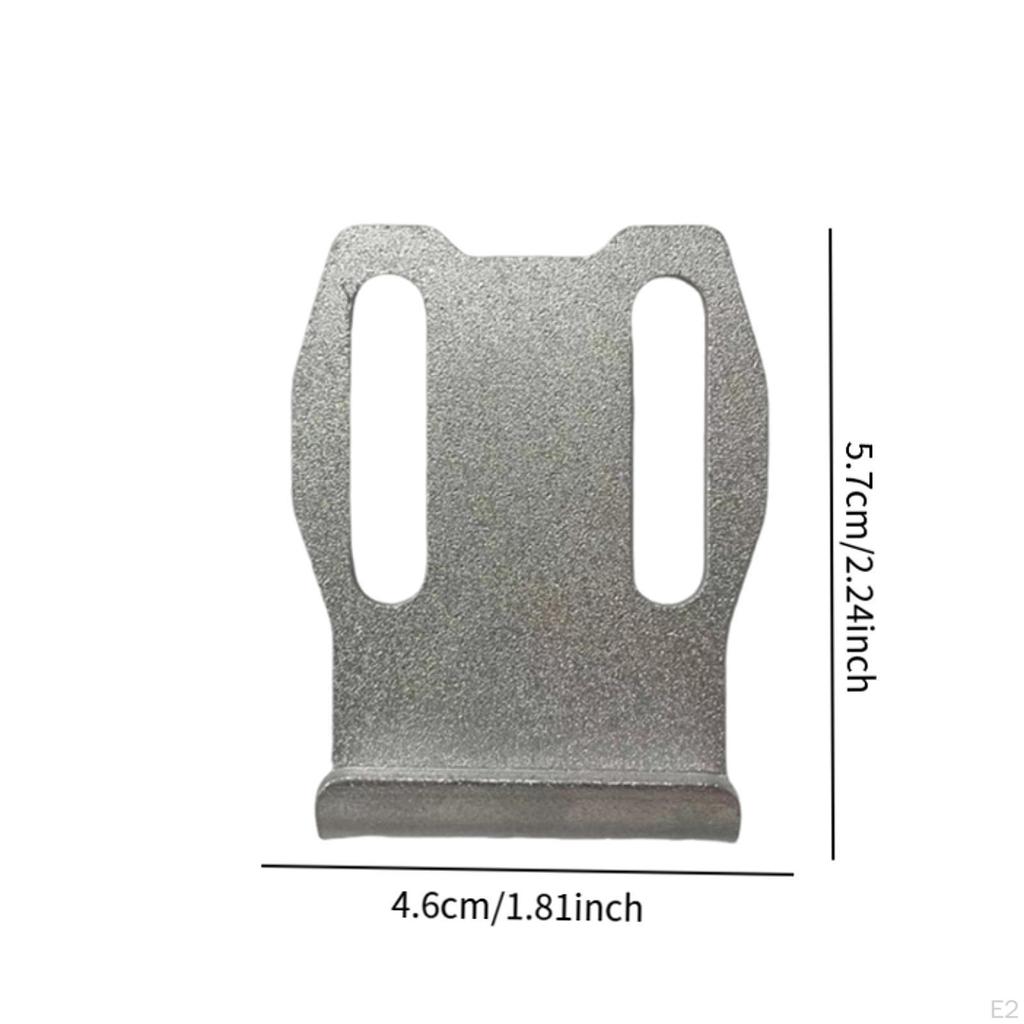 Motorcycle Trunk Tail Plate Buckle Metal,Hardware,Easy to Install Lightweight Spare Part Replacement