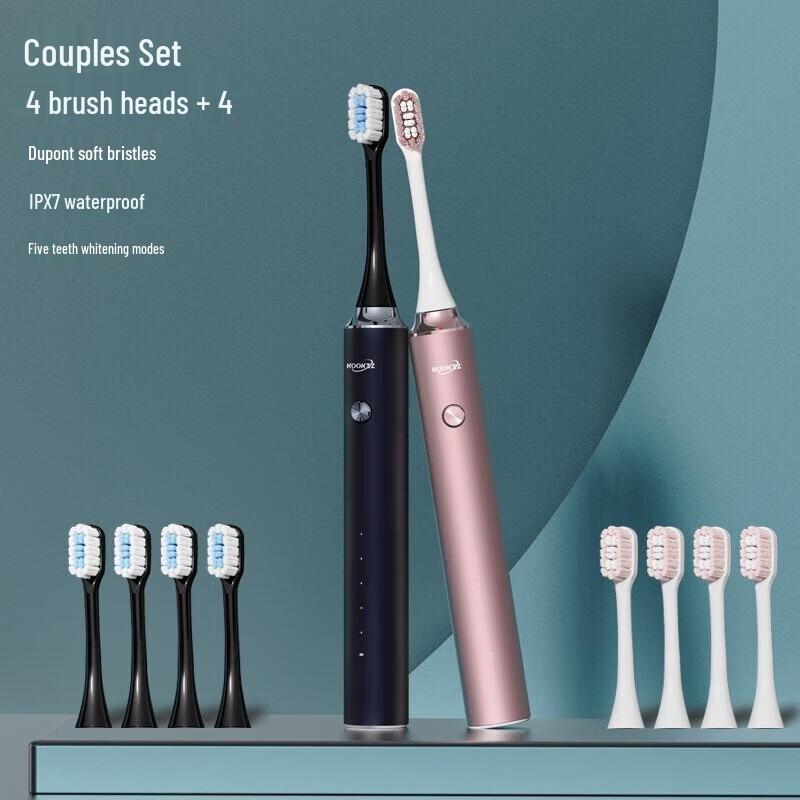 

KOOKZZ YS20 Sonic Electric Toothbrush with 4 Brush Heads