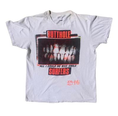 T-shirt Butthole Surfers 'All I Could Do Was Smile' Taglia S-4XL