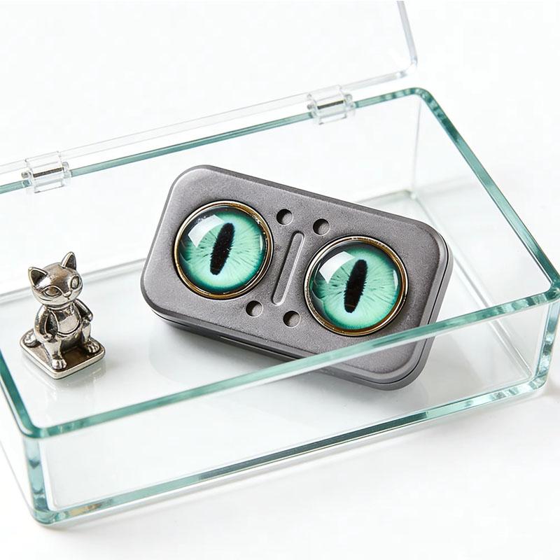 NEW Owl Fidget Rotator Slider Silent Haptic Finger Spinning Toy Magnetic Clicker Anxiety ADHD Stress Reliever Novelty Gadgets