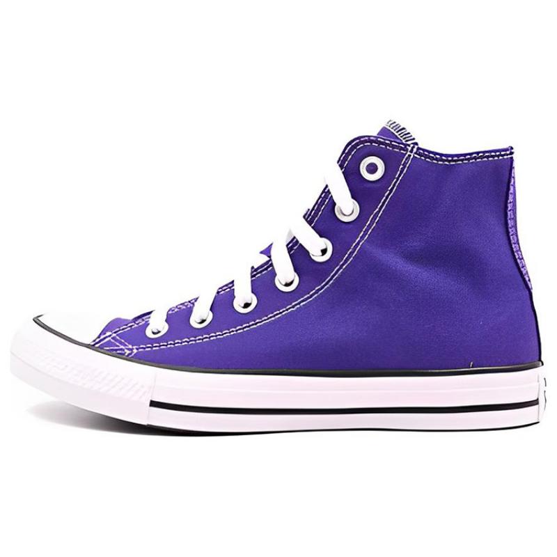 

Converse All Star Trendy Versatile High-Top Canvas Shoes Unisex Violet 38 фиолетовый