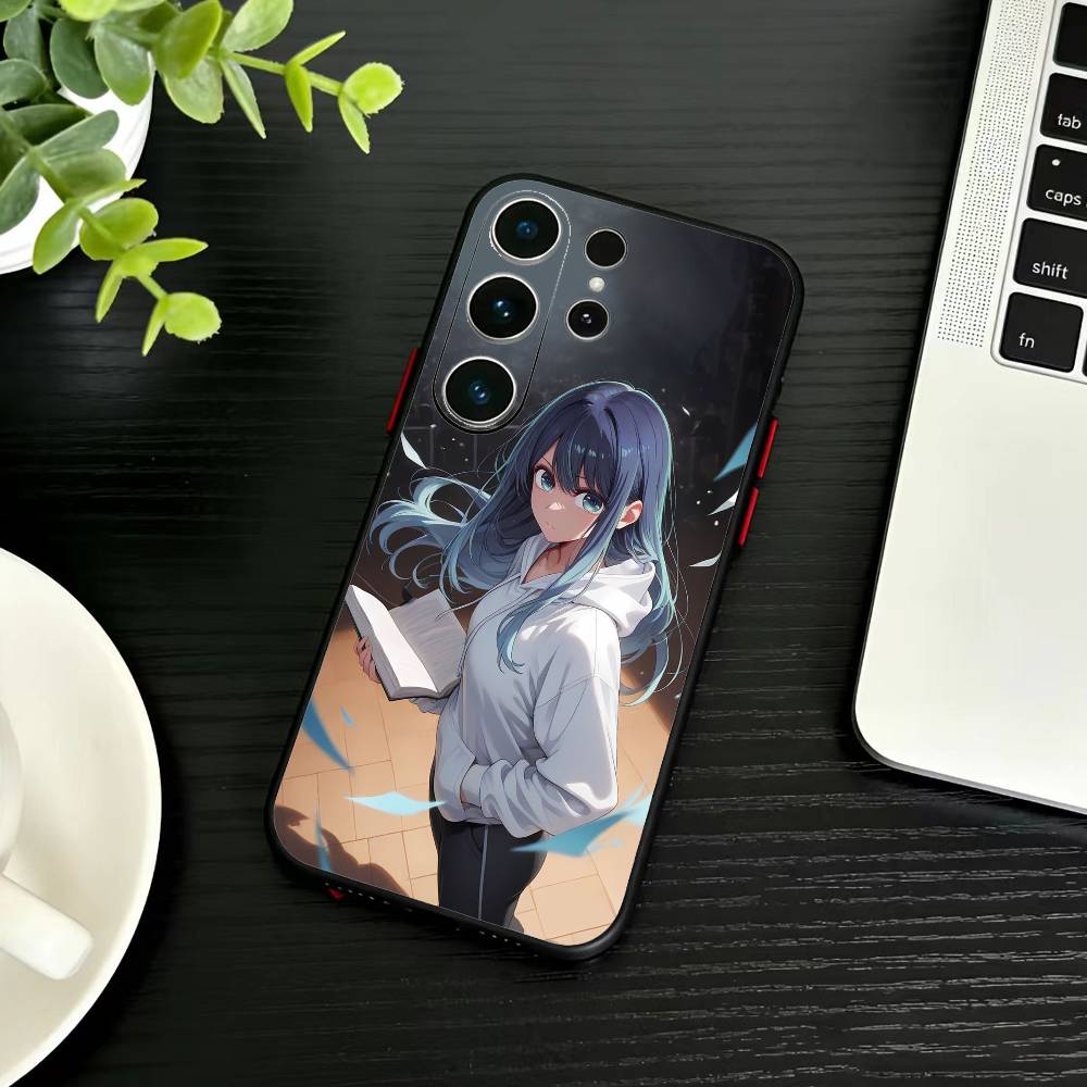 Anime Oshi-no Ko Phone Case For Samsung S26,S25,S24,S23,S22,S30,S21,Ultra,Plus,FE 5G Black Soft Cover