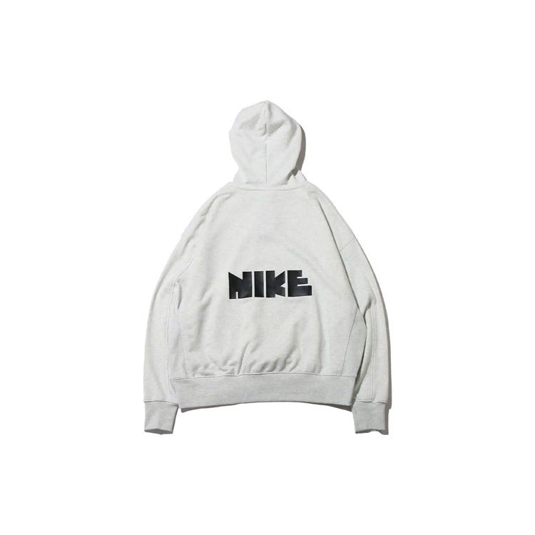 Nike X Atmos Pink Collaboration  Nsw Circa Series Large Logo Hoodie Women Hoodie White DM6776-025