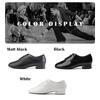 Herren Jungen Atmungsaktive Gesellschaftstanzschuhe Latein Jazz Tango Walzer Schwarze Lederschuhe