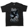 Maglietta Vintage Bad Omens Corvi e Teschio Maglietta Musica Rock Classica