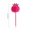 1pc Furry Pom Ballpoint Pen Point Office School Supplies for Writing Comfortable Grip Stationery School Office Supplies Student Prize Gift Writing Too