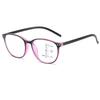 Retro Multi-Focus Blue Light Blocking Reading Glasses Lightweight Comfortable Eyewear for Daily Use