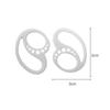 1-4 Pair Silicone Earphones Holder Portable Anti-Slip Silicone Earplug Hook Anti-Drop Secure Ear Earplug Solid Protector Tools