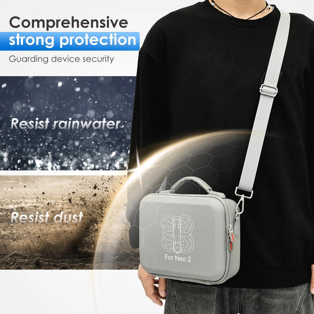 Carrying Shockproof Case For DJI NEO 2 Portable PU Shoulder Hand Bag for Neo 2 Drone and Smart Flight Batteries Accessories