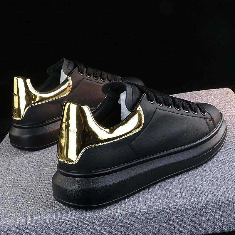 Luksus Originalt Merkedesign Dame Herre Sneakers Gratis Frakt Kampanje Mote Bokstavtrykk Hvite Brettsko Fritids Tenni