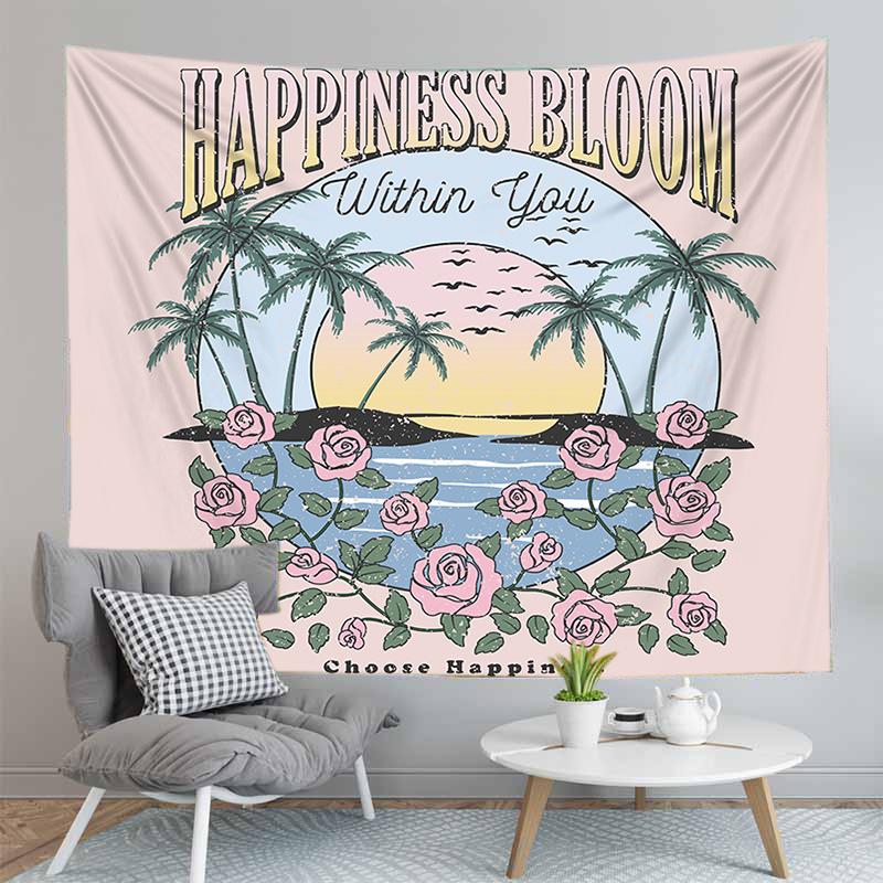 Tapestry Fashion Living Room Home Decoration Wall Hanging Room Bedroom Psychedelic Hanging Cloth Background Wall Cloth Tapestry