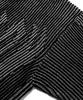 TRILLION Washable Two-Tone Hooded Zip-Up Graphic Knit (Black)