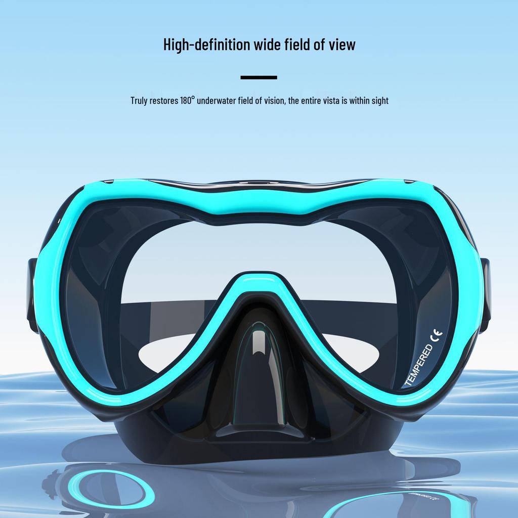 Silicone Tempered Glass Snorkel & Diving Mask