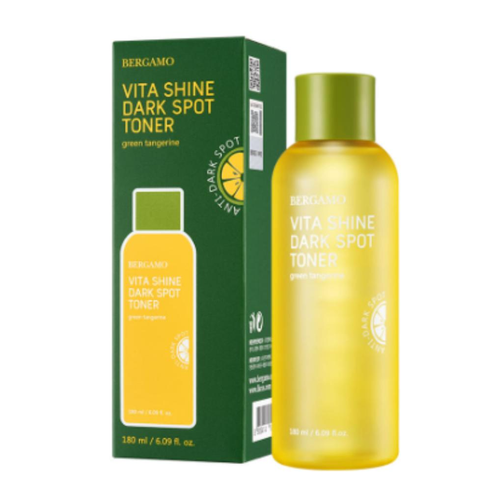 Bergamo Green Tangerine Vita Shine Dark Spot Toner 180ml x 2ea