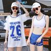 Swimsuit Female Student Korean Version of The Sexy Split Bikini Three-piece Conservative Slimming Plus Size Swimsuit