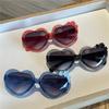 Crystal Heart Girls' UV Protection Sunglasses with Flower Design