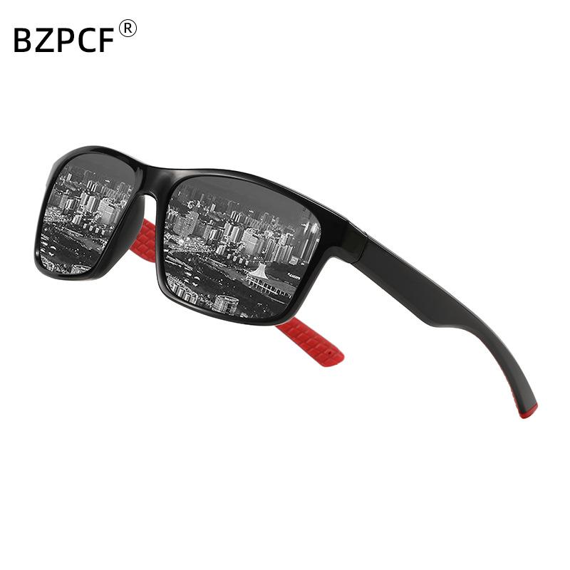 Sports sunglasses men s and women s outdoor polarized sunglasses square trend glasses travel cycling driving sunglasses