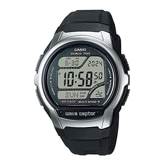 [Casio] Часы Wave Ceptor [Оригинальный отечественный продукт] Радиочасы WV-58R-1AJF мужские черные